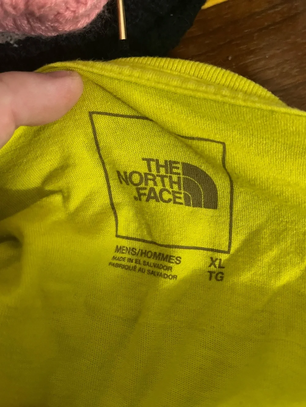 The North Face Men’s Short Sleeve Tee — Yellow Green